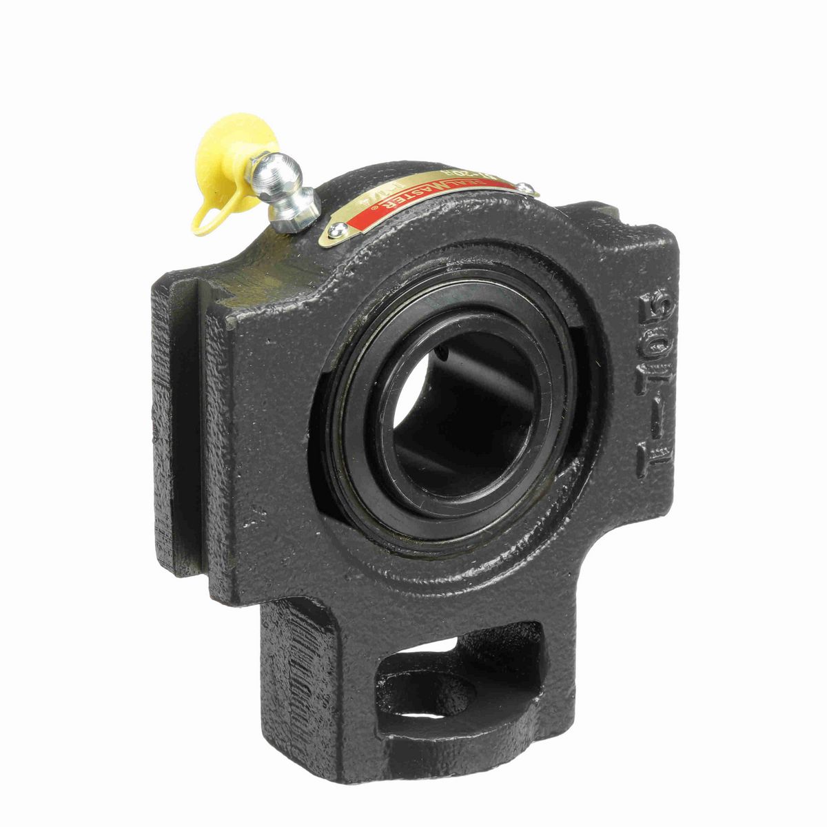 Sealmaster Mounted Cast Iron Wide Slot Take Up Ball Bearing - 52100 Bearing Steel, Black Oxided - Setscrew Lock - ST-20R