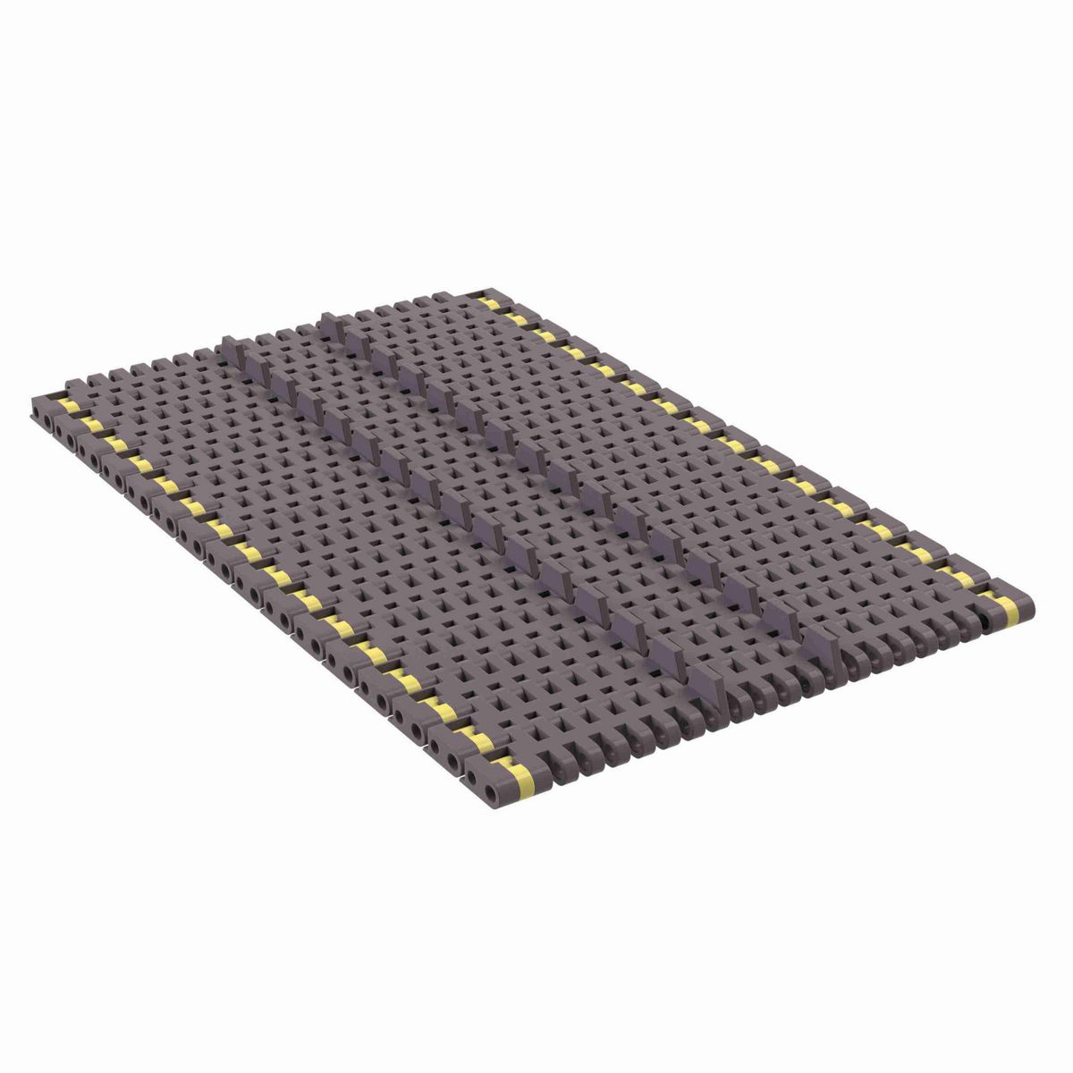 Rexnord 8506 Straight Running Flush Grid, Material: Brown High Performance, Width: 7.5in, Pitch: 0.75in - 10713939
