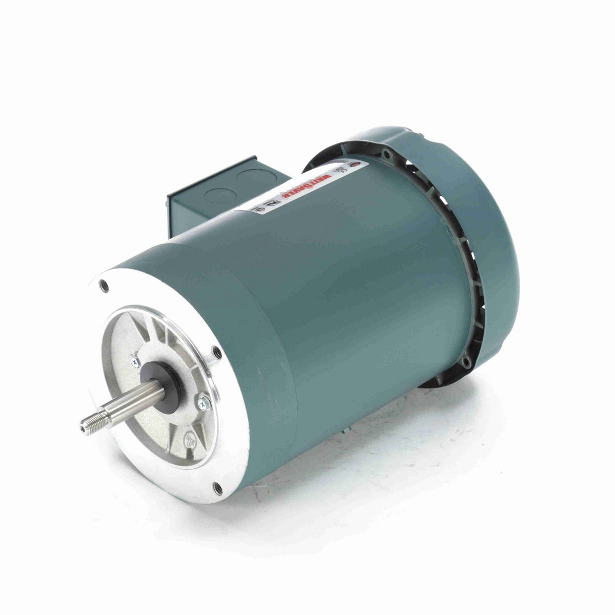 LEESON Jet Pump Motor, 1.50 & 1 HP, 3 Ph, 60 & 50 Hz, 230/460 & 190/380 V, 3600 & 3000 RPM, 56J Frame, TEFC - 119453.00