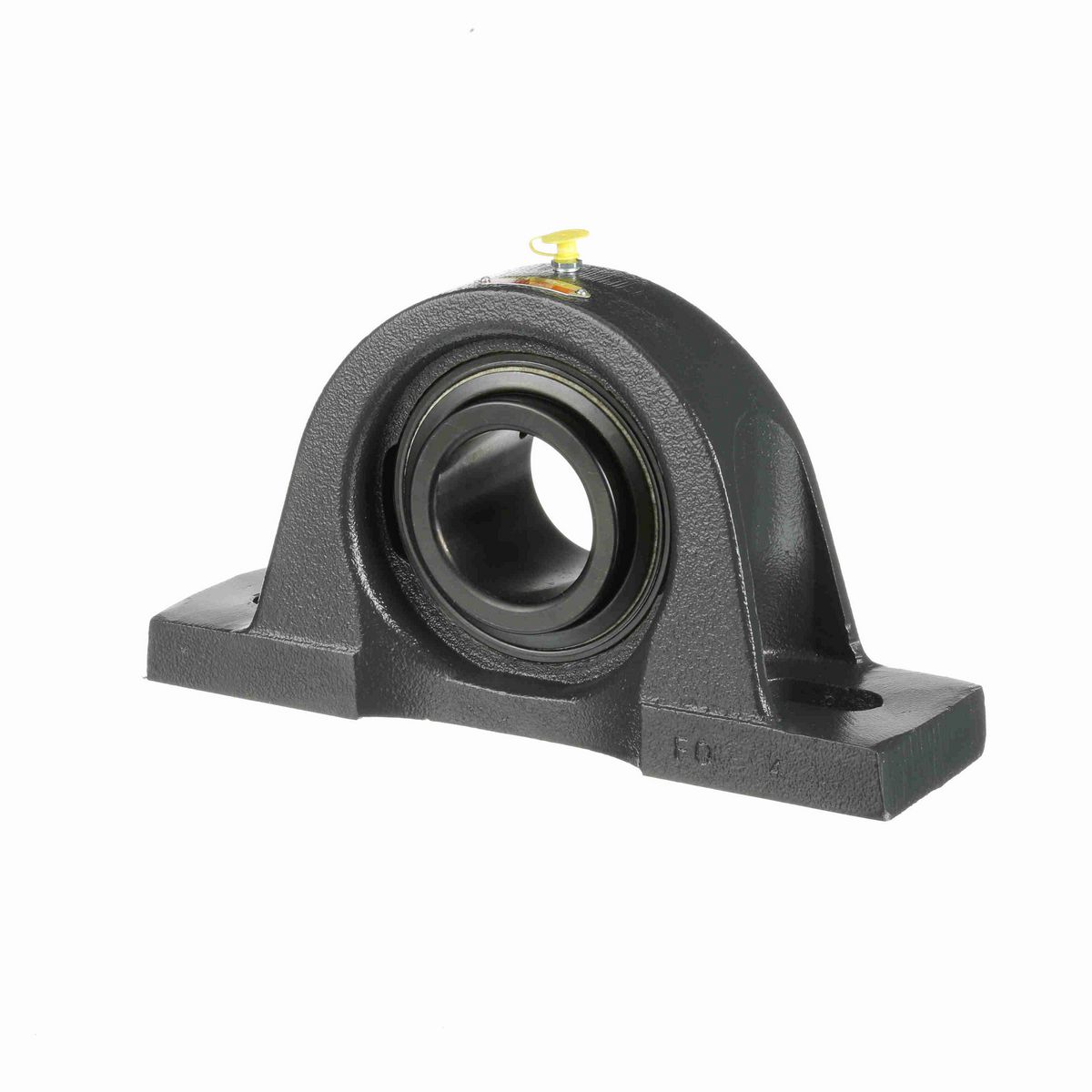 Sealmaster Mounted Cast Iron Two Bolt Pillow Block Ball Bearing - 52100 Bearing Steel, Black Oxided - Setscrew Lock - MP-43