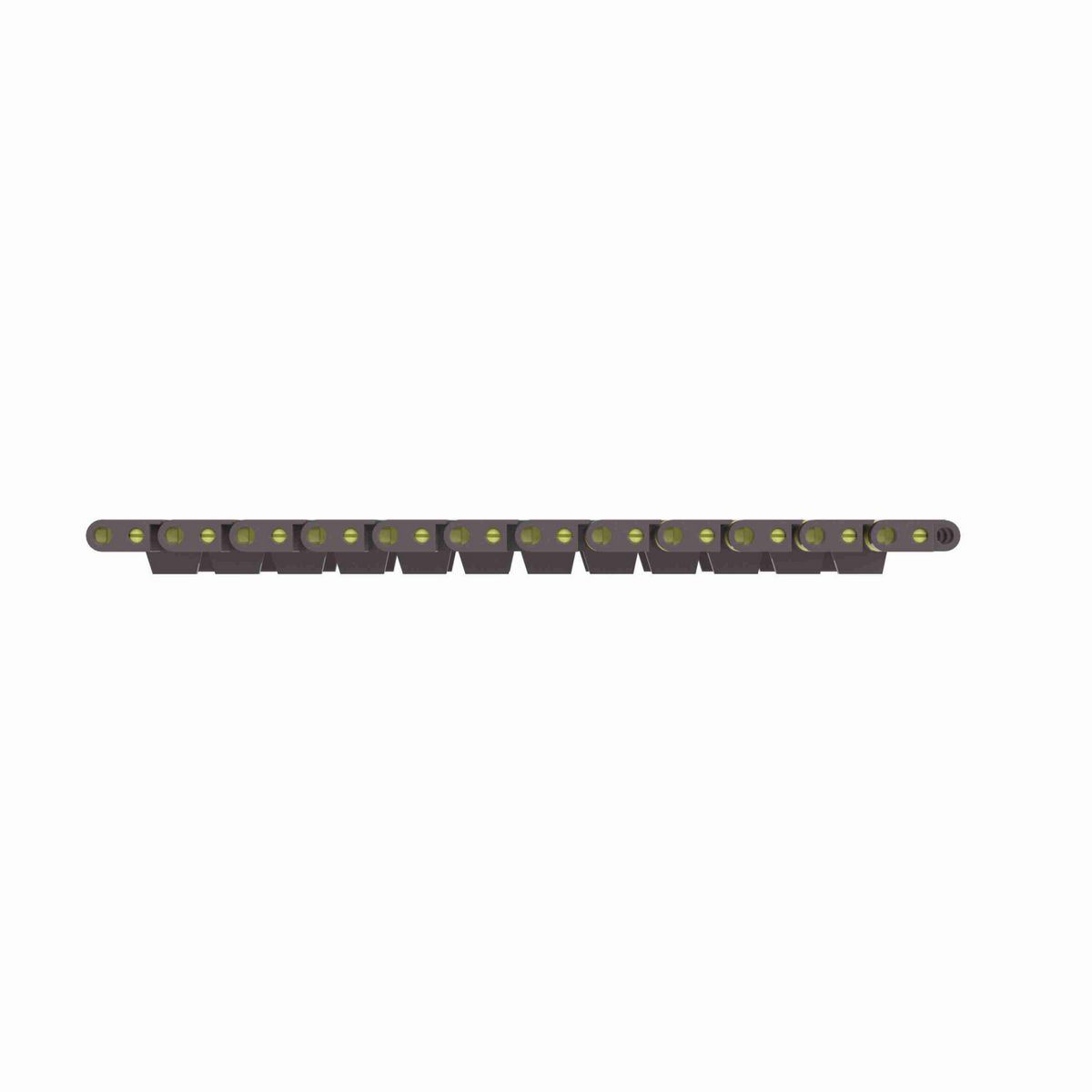 Rexnord 8505DTS Straight Running DTS®, Material: Brown High Performance, Width: 7.5in, Pitch: 0.75in - 81427971