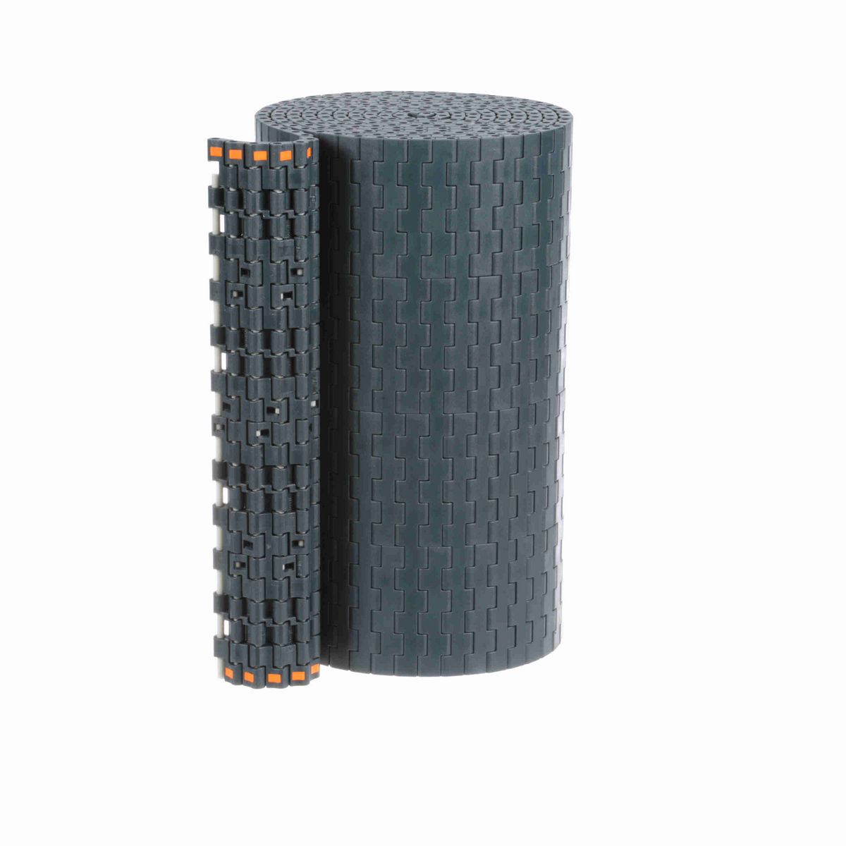 System Plast 2121FT Straight Running Solid Top, Material: NG evo (Gray Blue), Width: 12in, Pitch: 0.5in - NGE2121FT-K1200