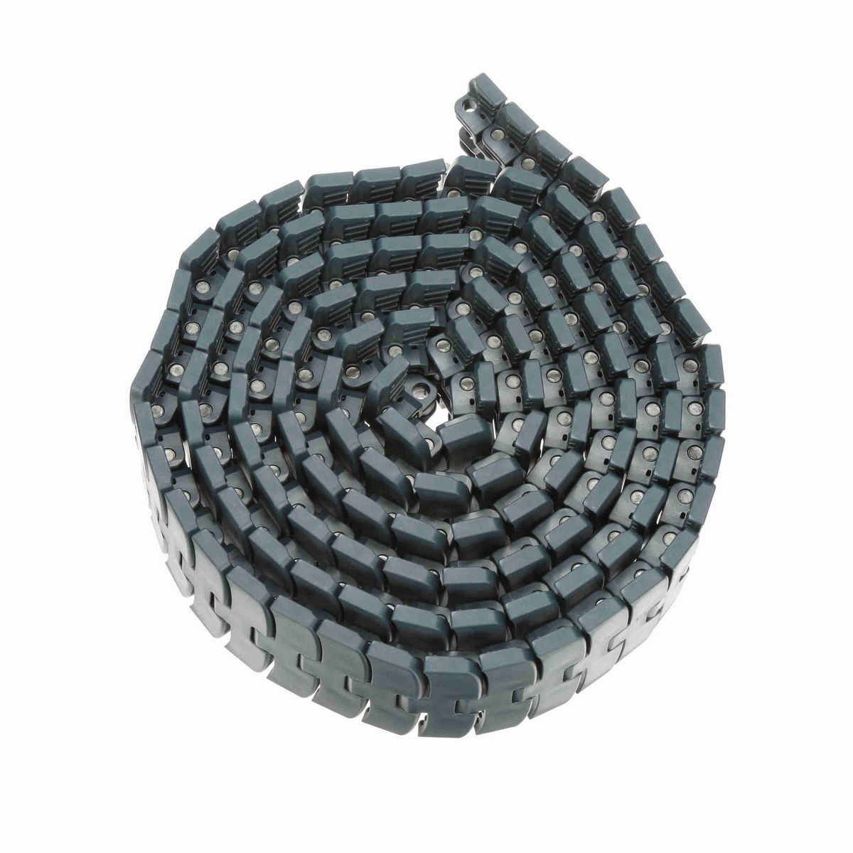 System Plast 2260FT-M Side-flexing Solid Top, Material: NG evo (Gray Blue), Width: 3.3in, Pitch: 1in - NGE2260FT-M-K330