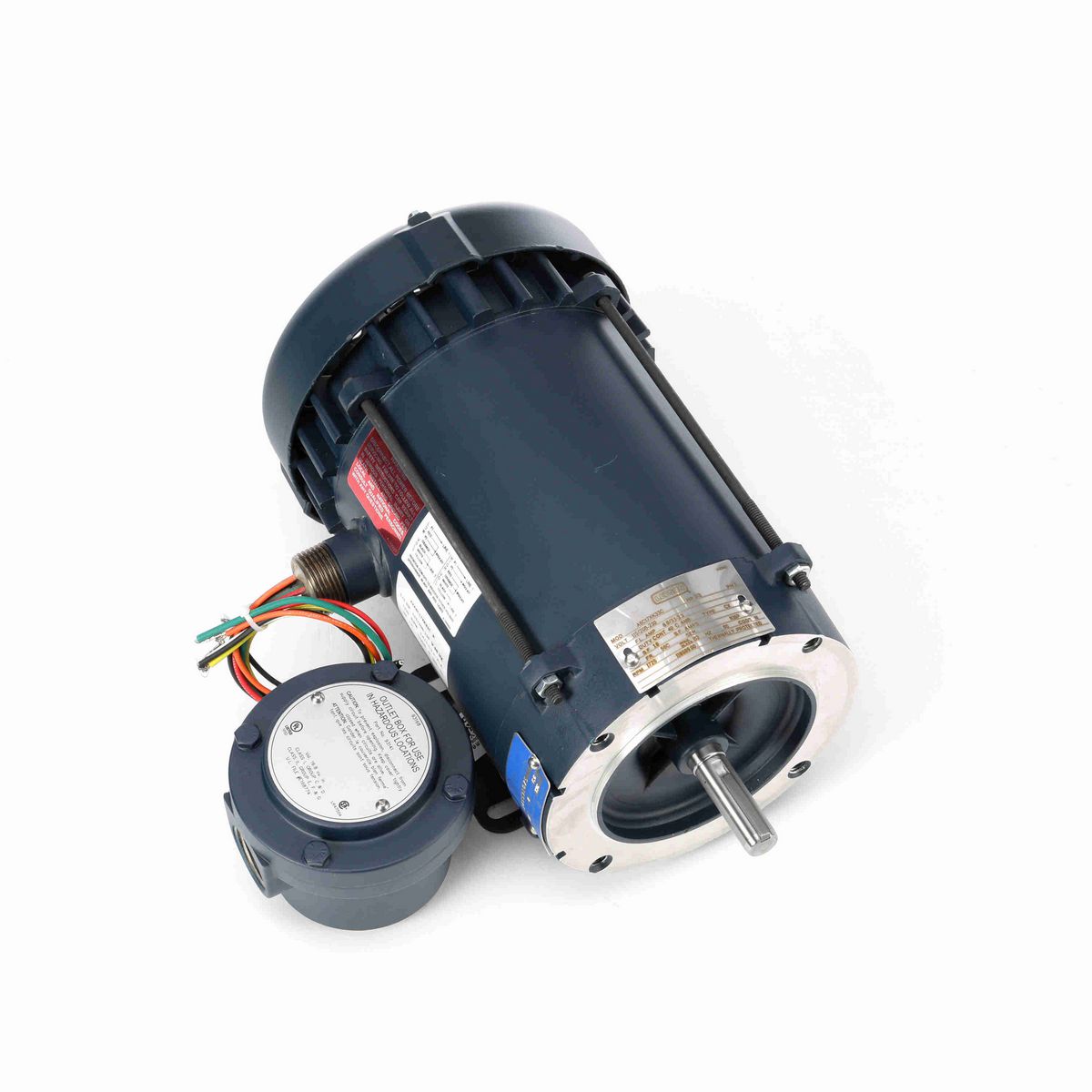 LEESON Explosion Proof Motor, 0.33 HP, 1 Ph, 60 Hz, 115/208-230 V, 1800 RPM, 56C Frame, EPFC - 116606.00