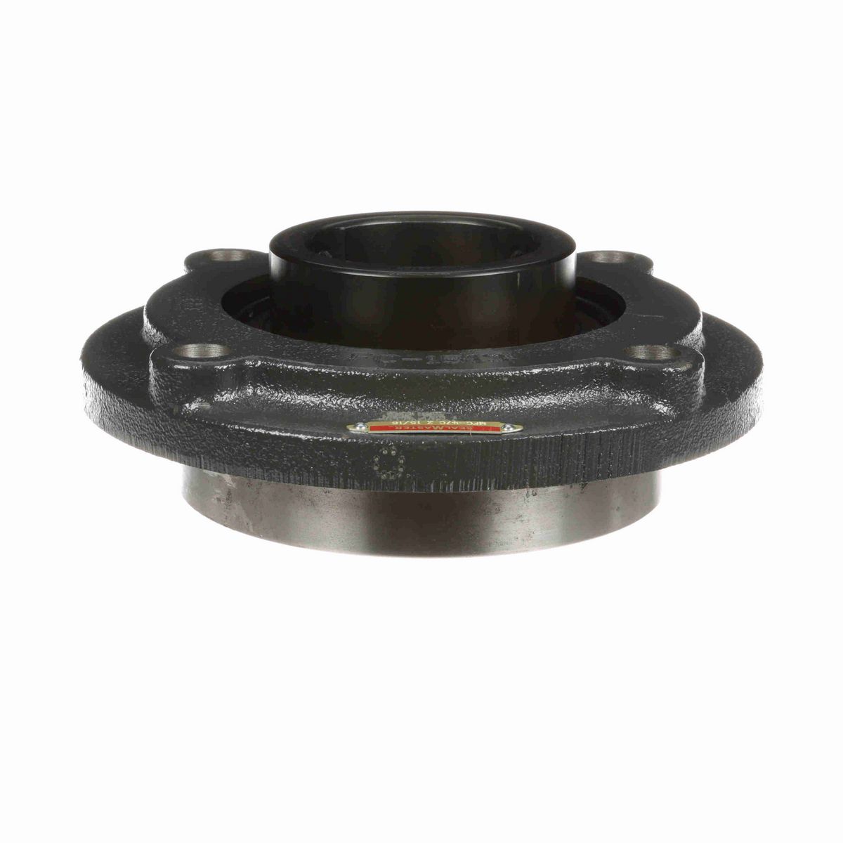 Sealmaster Mounted Cast Iron Flange Cartridge Ball Bearing - 52100 Bearing Steel, Black Oxided - Setscrew Lock - MFC-47C