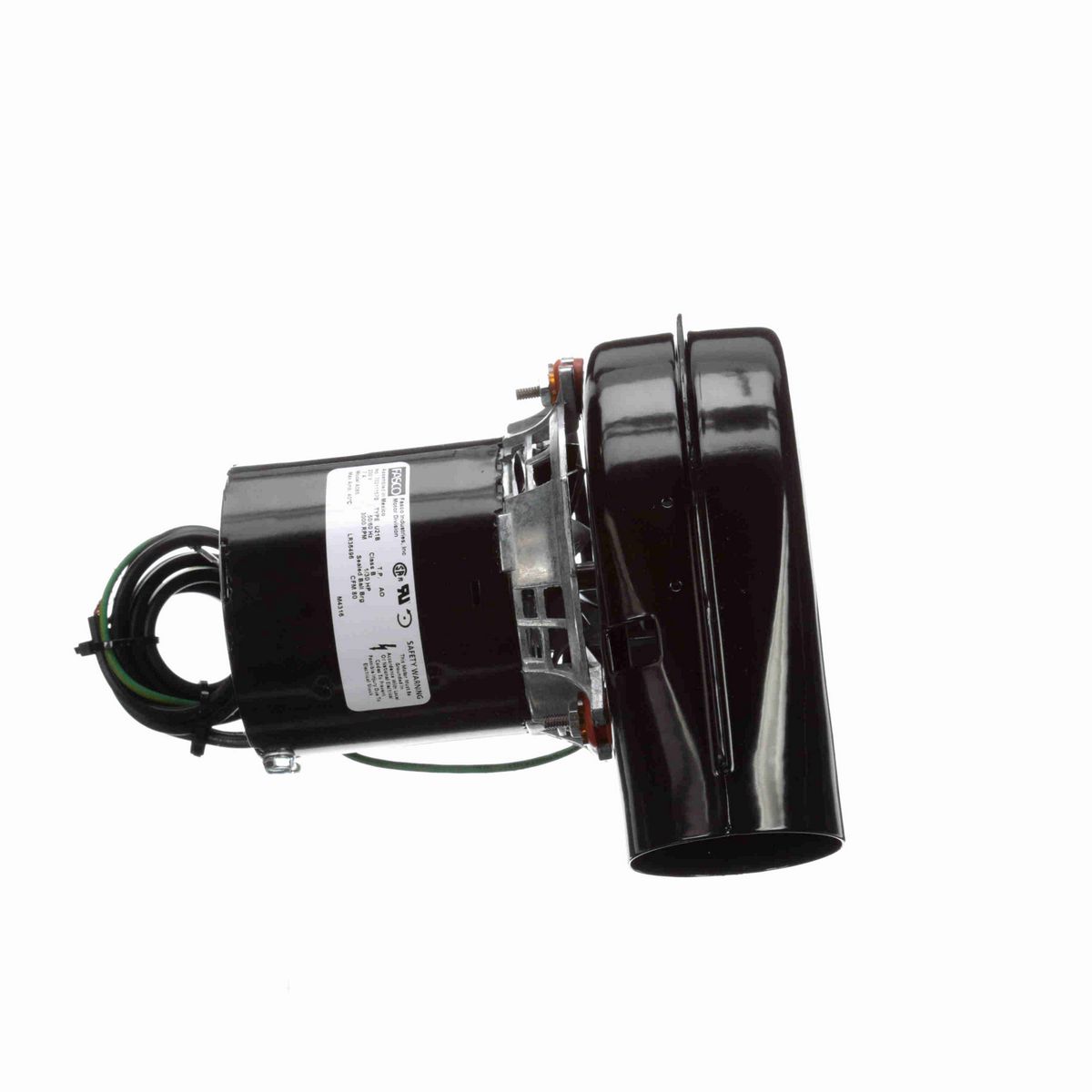 FASCO Round Outlet Shaded Pole OEM Replacement Draft Inducer Blower, 230 Volts, Flange: No - A085