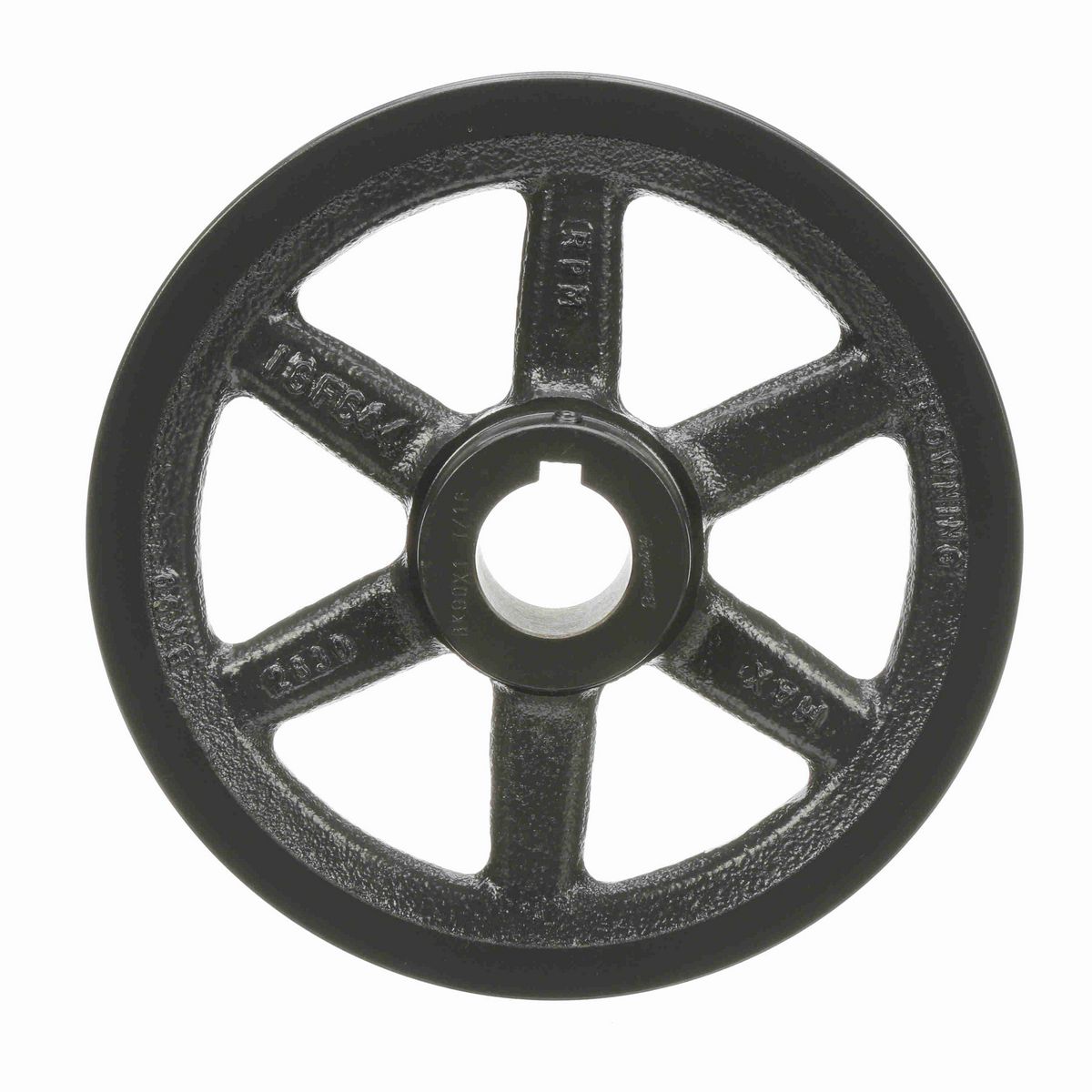 Browning 1 Groove Cast Iron FHP - Finished Bore Sheave - BK90X 1 7/16