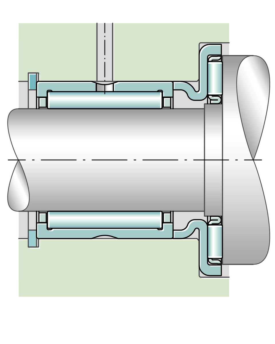 Упорный игольчатый подшипник INA AXW15