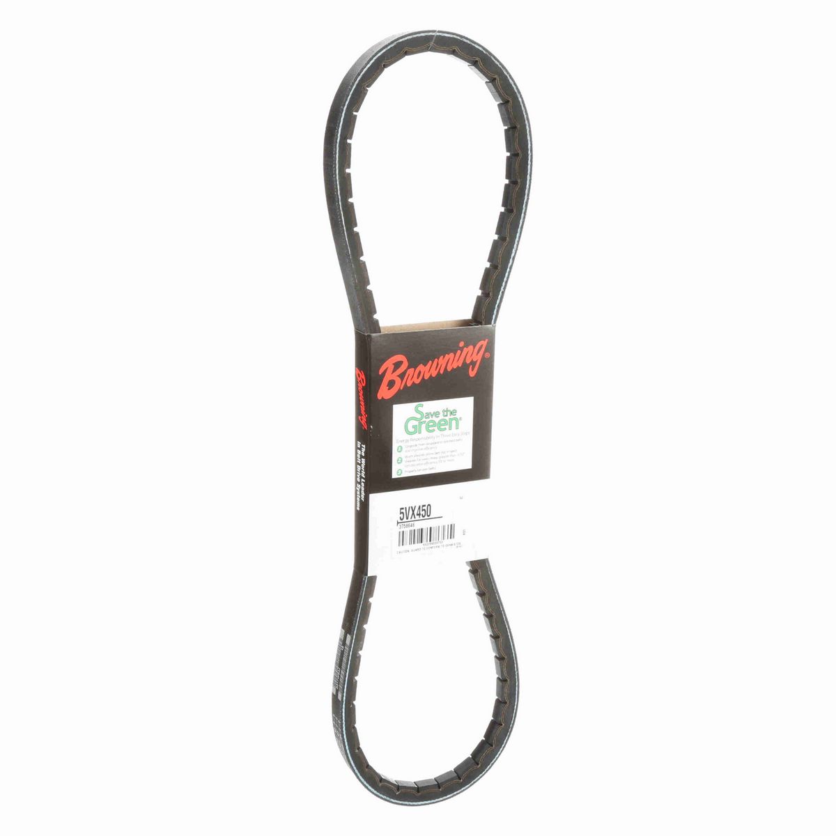 Browning EPDM Notched Belt 98% Efficient - 5VX450