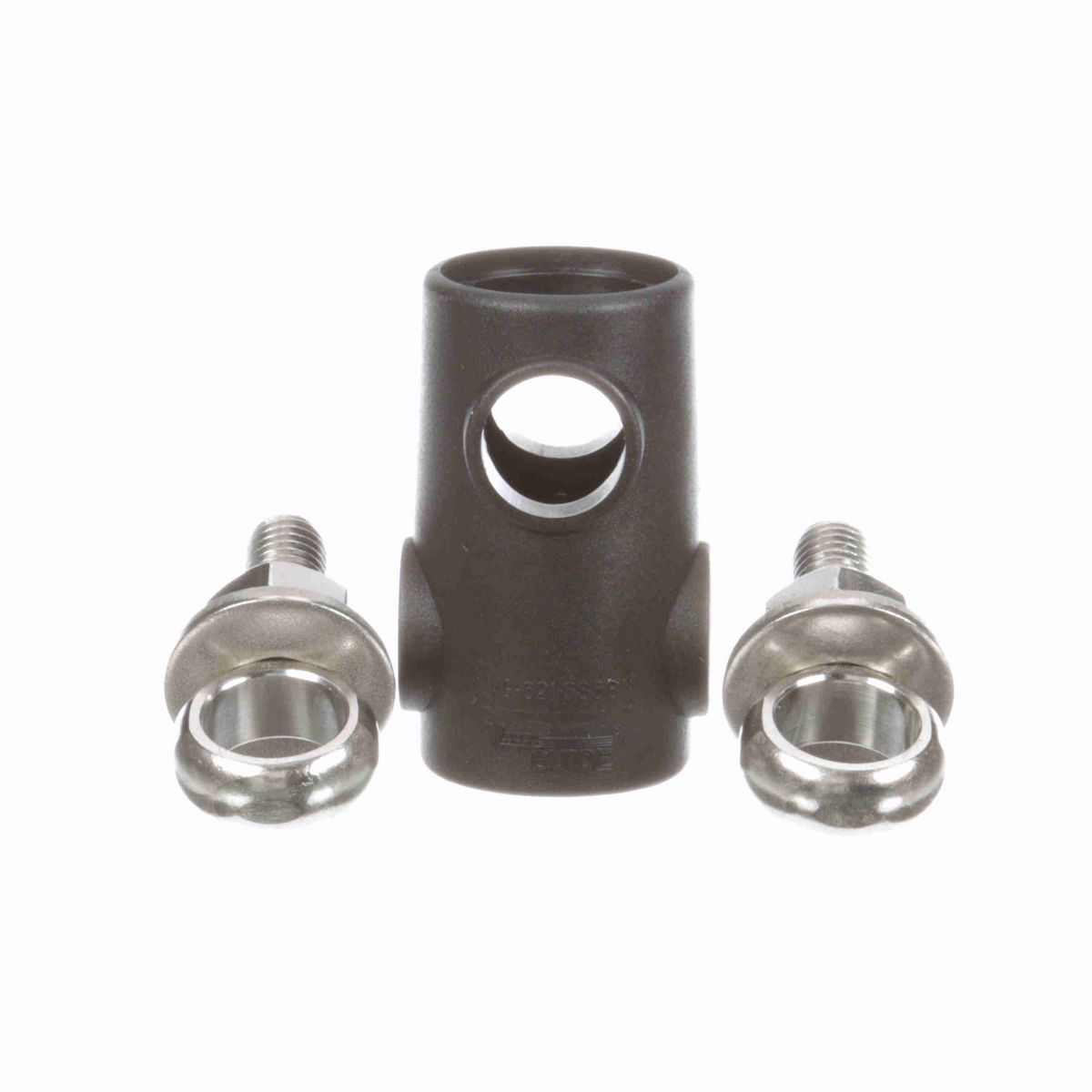 System Plast Cross Block for 5/8-in round x 5/8-in round w/ 2 Nuts - VG-621NN-58-58