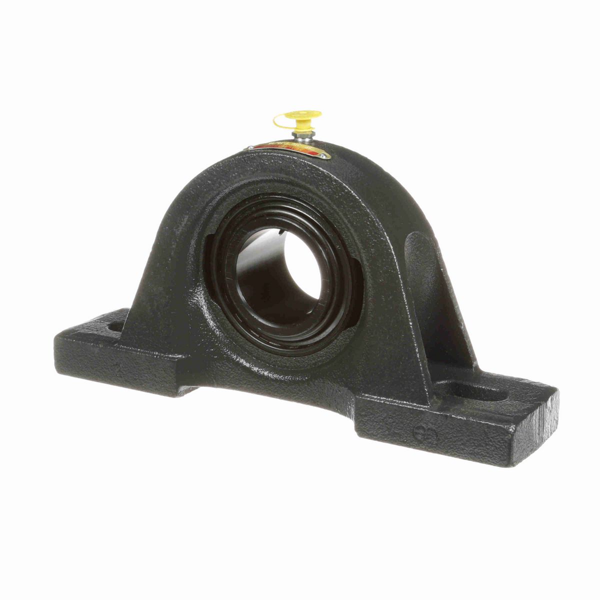 Sealmaster Mounted Cast Iron Two Bolt Pillow Block Ball Bearing - 52100 Bearing Steel, Black Oxided - Setscrew Lock - SP-31C