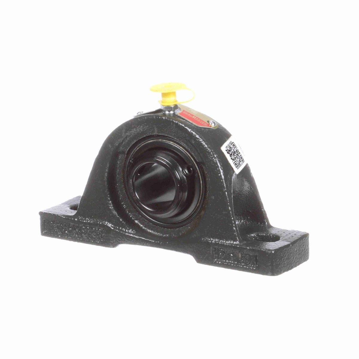 Sealmaster Mounted Cast Iron Two Bolt Pillow Block Ball Bearing - 52100 Bearing Steel, Black Oxided - Double Setscrew Lock - NPD-15