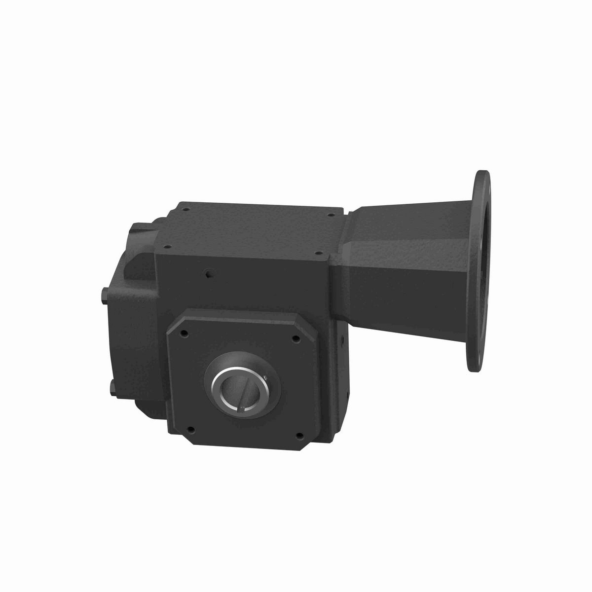 Hub City HERA Gear Reducer HERA Cast Iron Helical-Hypoid Reducer - HERA45PS 15.60 143TC 1.250