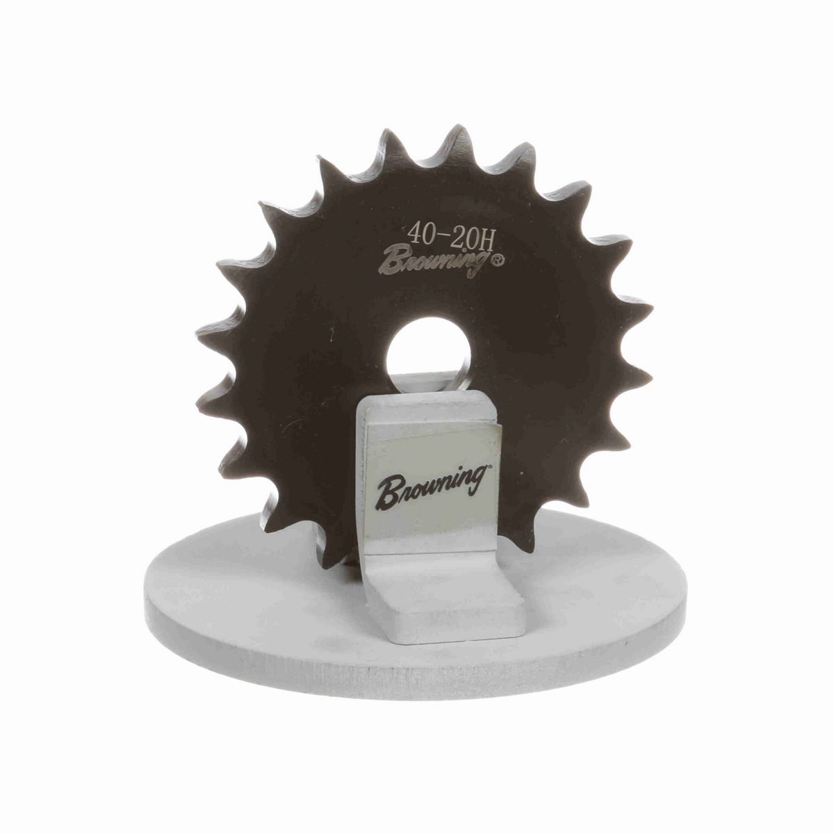 Browning Steel Minimum Plain Bore Roller Chain Sprocket - 40A20