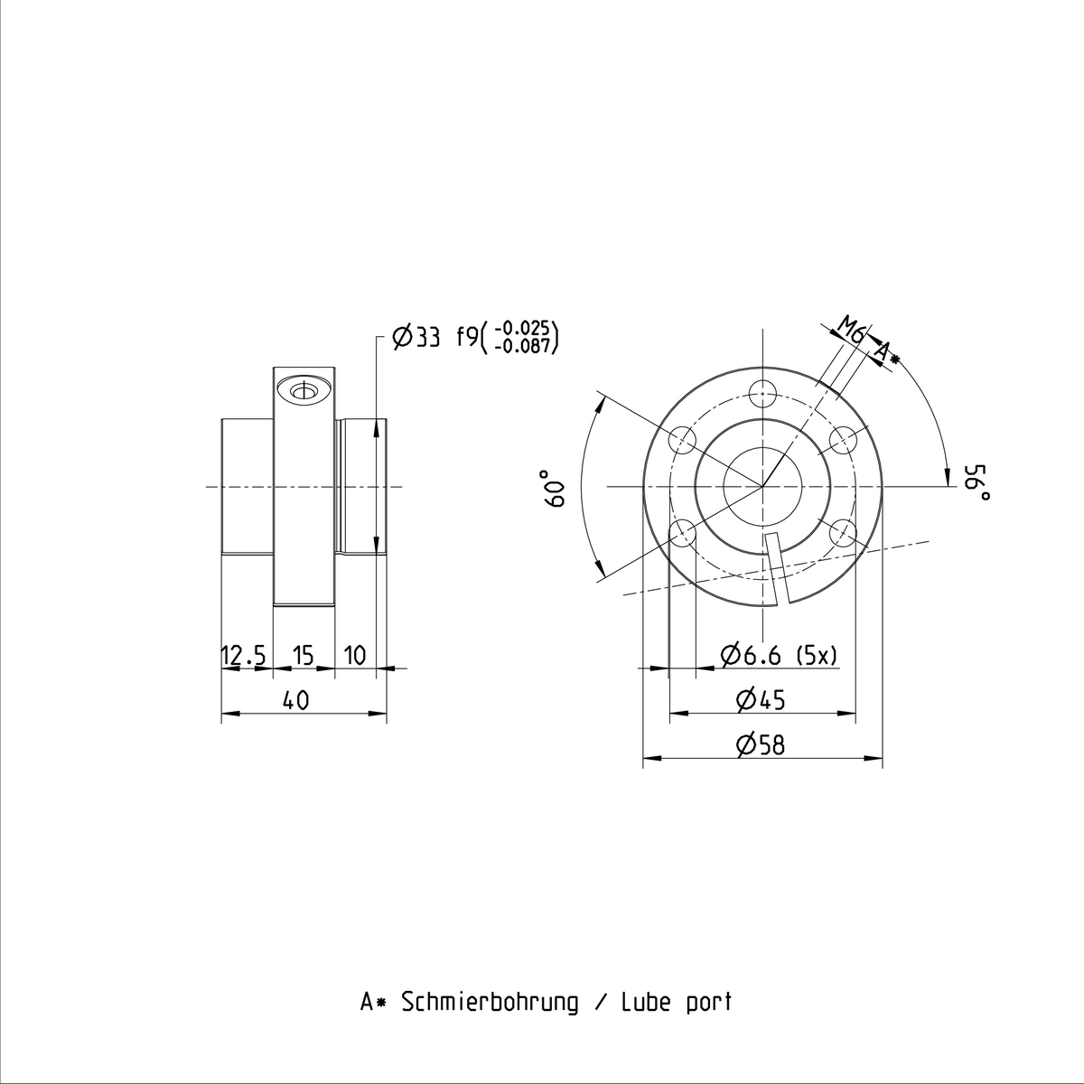 Одинарная гайка с регулируемым предварительным натягом Bosch Rexroth SEM-E-S 20X5RX3-4 [R151211014]