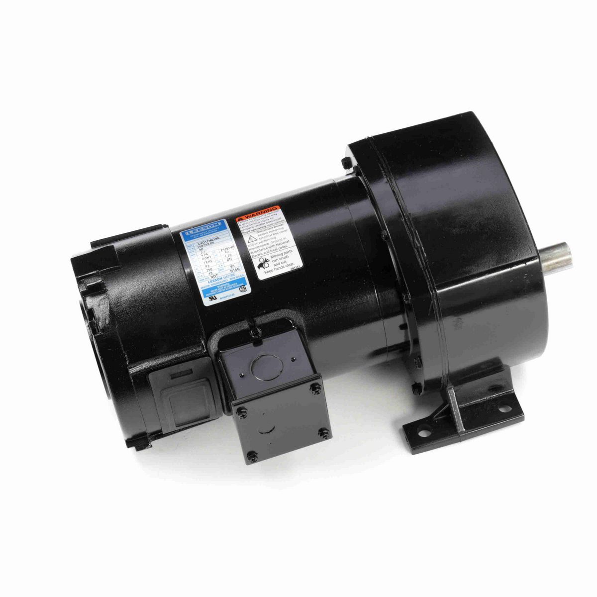 LEESON Parallel Shaft Gearmotor, 0.25 HP, 90 V, 18 RPM, 48Y Frame, TENV - 108702.00