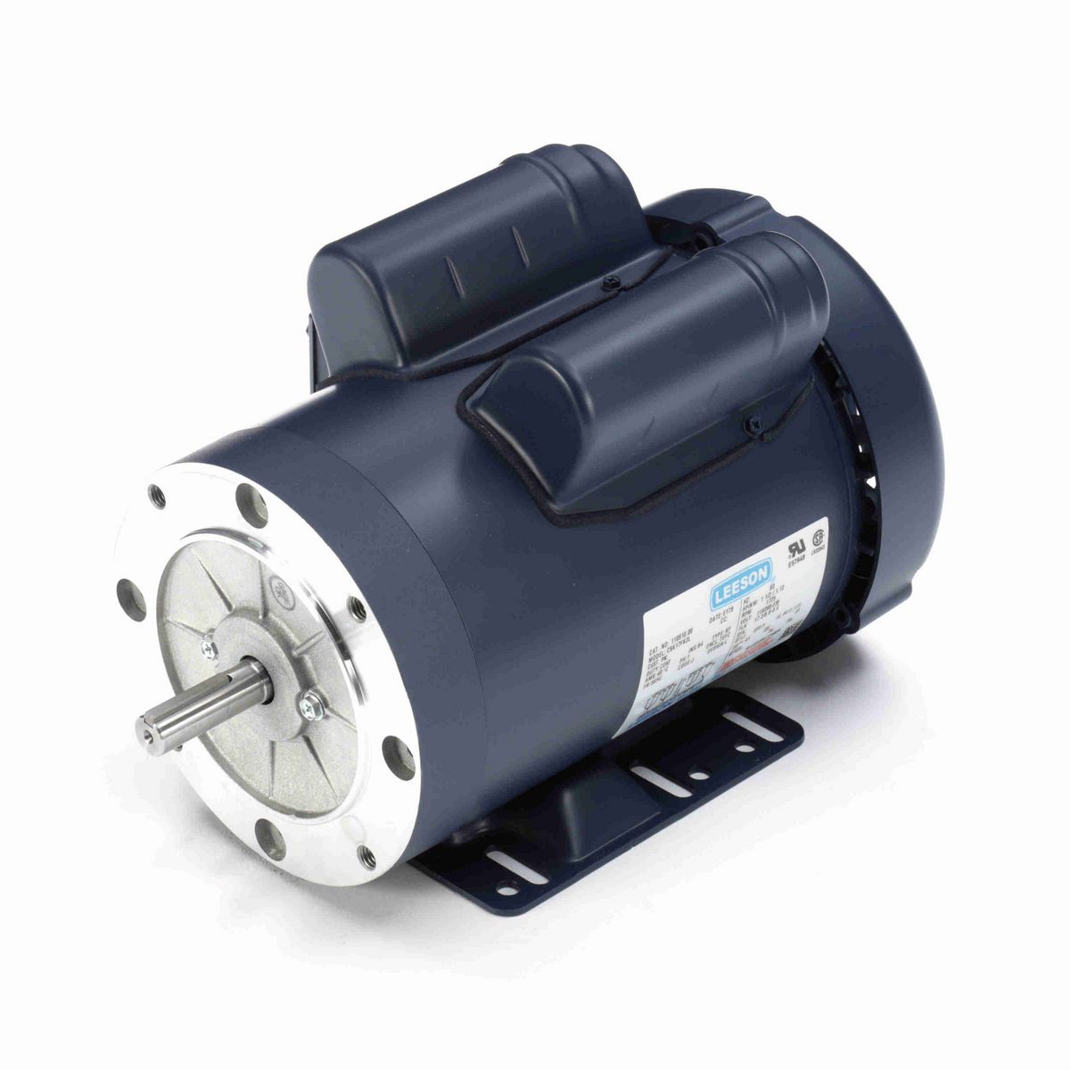 LEESON General Purpose Motor, 1.50 HP, 1 Ph, 60 Hz, 115/230 V, 1800 RPM, 56HC Frame, TEFC - 110910.00