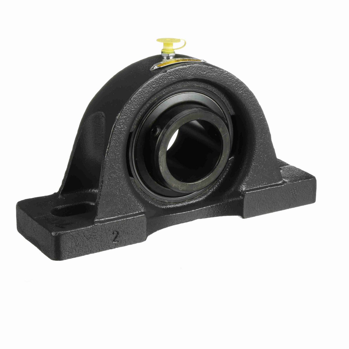 Sealmaster Mounted Cast Iron Two Bolt Pillow Block Ball Bearing - 52100 Bearing Steel, Black Oxided - Double Setscrew Lock - Air Handling Housing Fit, Noise Tested - MPD-31 CXU