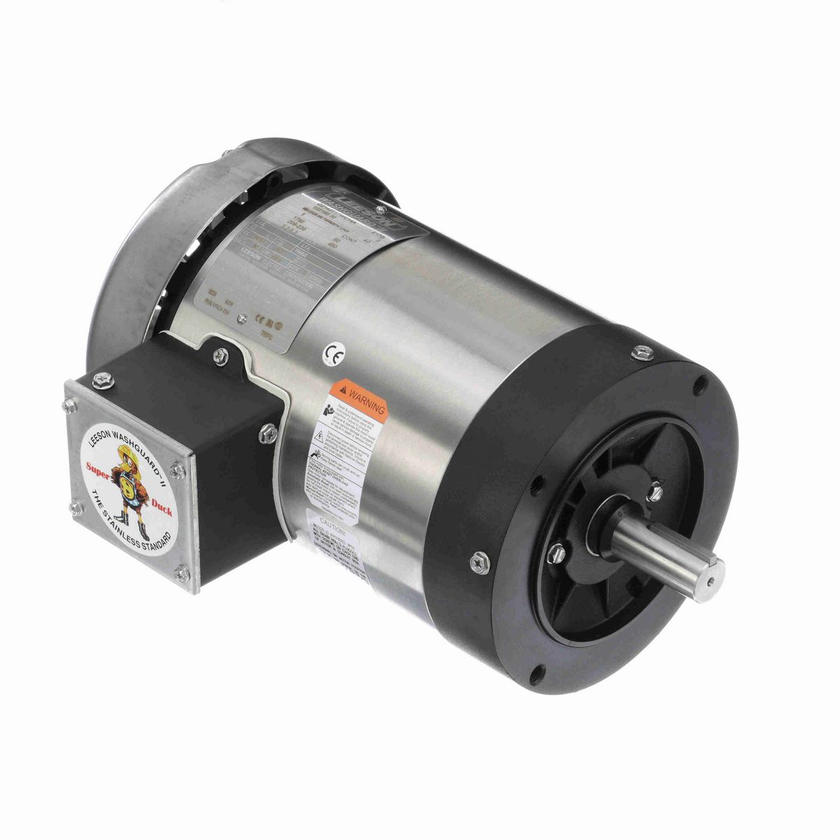LEESON Washguard® ll General Purpose Motor, 1 HP, 3 Ph, 60 Hz, 230/460 V, 1800 RPM, 143TC Frame, TEFC - 122198.00