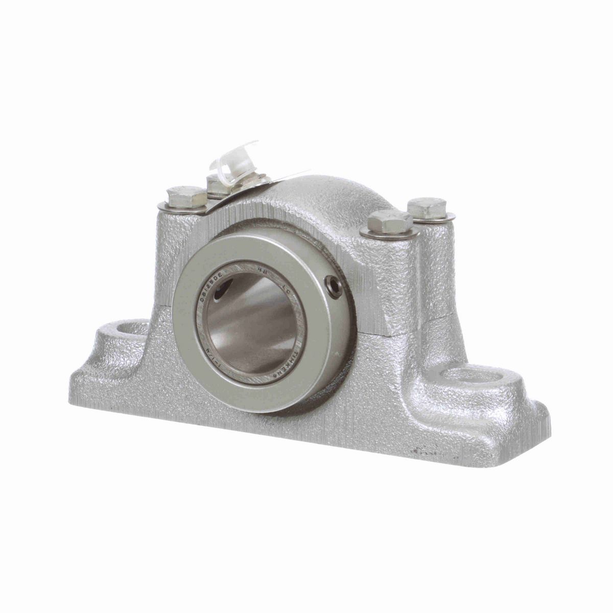 Sealmaster Mounted Flouropolymer Coated Cast Iron Two Bolt Pillow Block Tapered Roller - 52100 Bearing Steel - Double Collar Mount Lock - Corrosion Resistant - RPB 104-C2 CR
