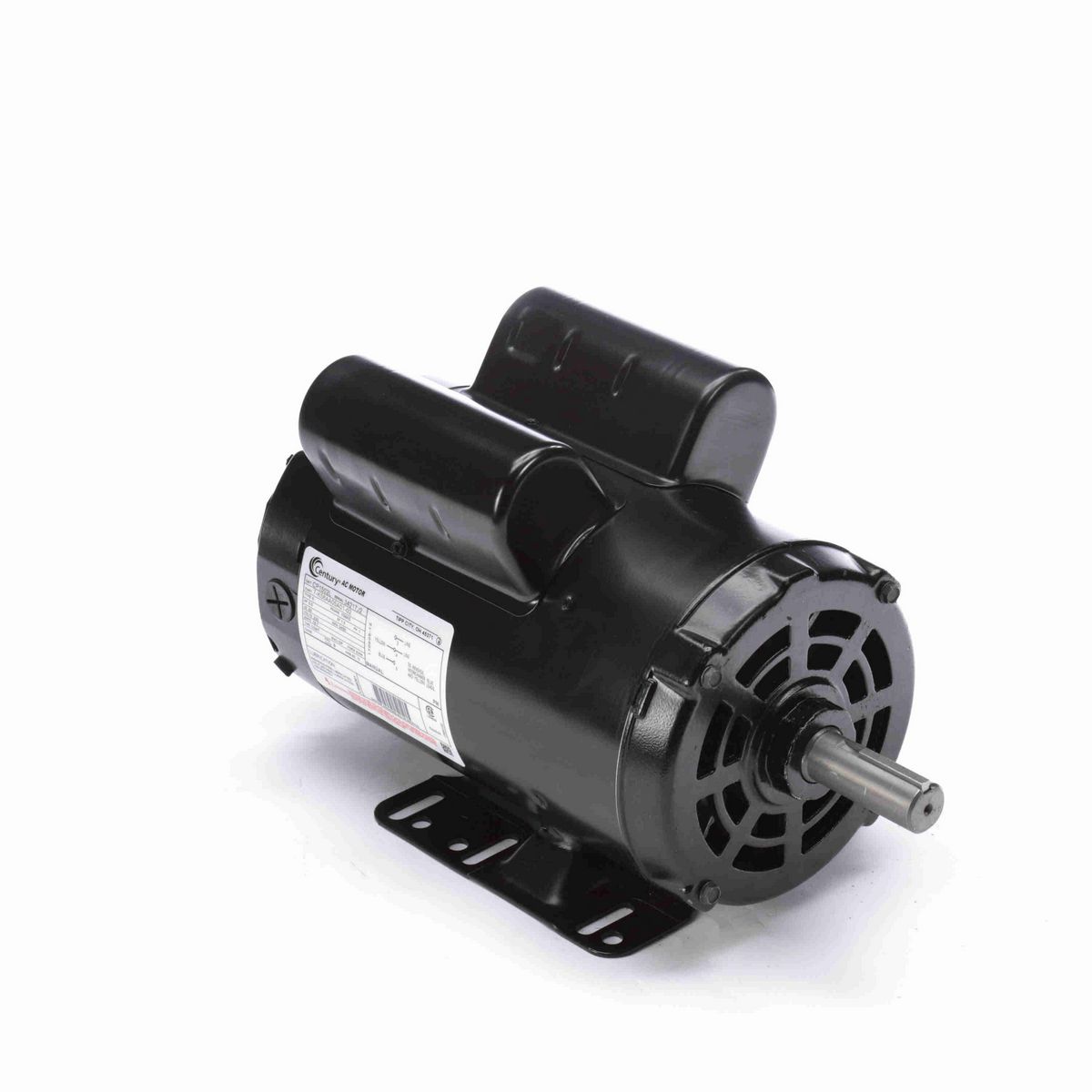 Century Air Compressor Motor, 5.0 HP, 1 Ph, 60 Hz, 230 V, 3600 RPM, Y56HZ Frame, DP - CP1502L