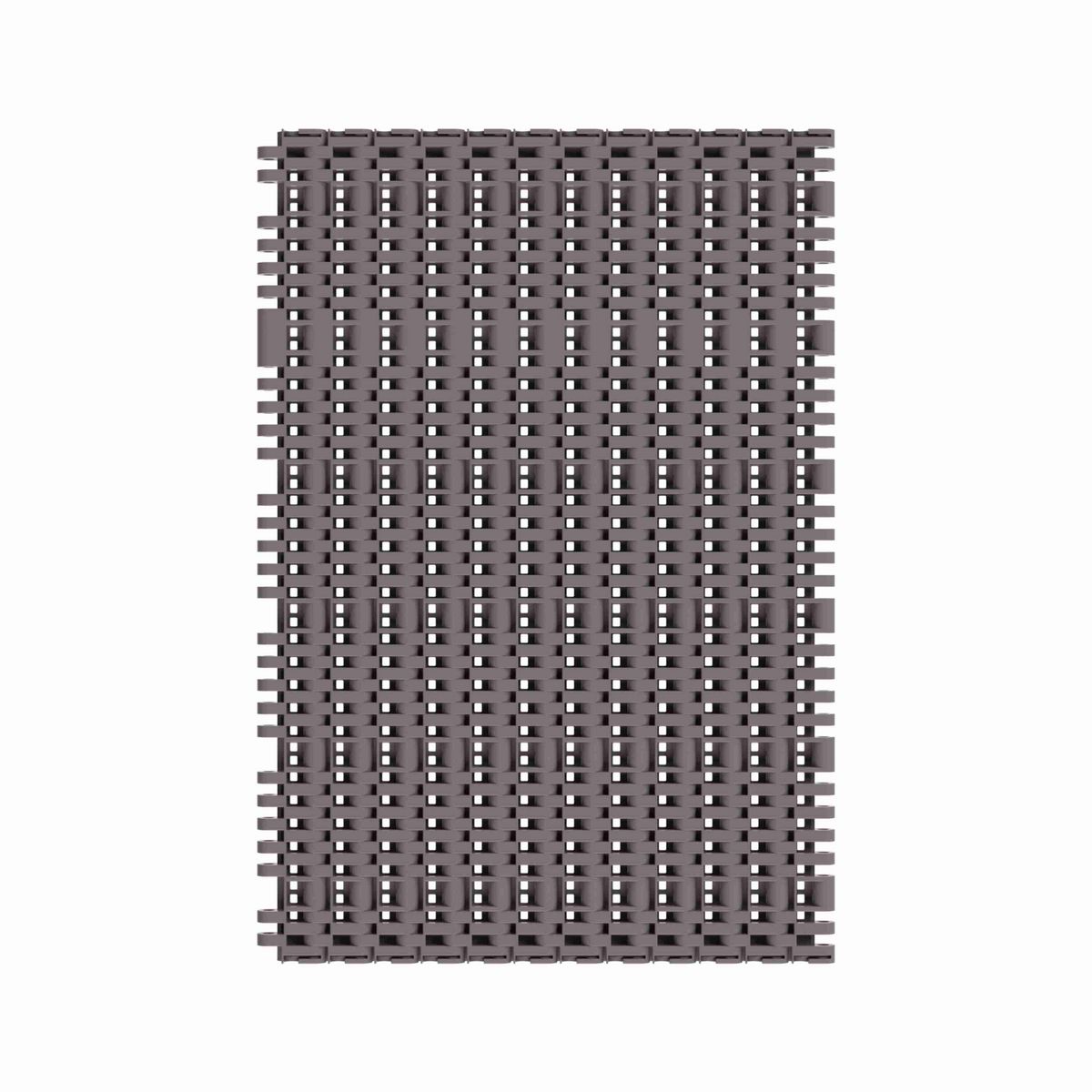 Rexnord 7706 Straight Running Flush Grid, Material: Brown High Performance, Width: 18in, Pitch: 1in - HP7706-18