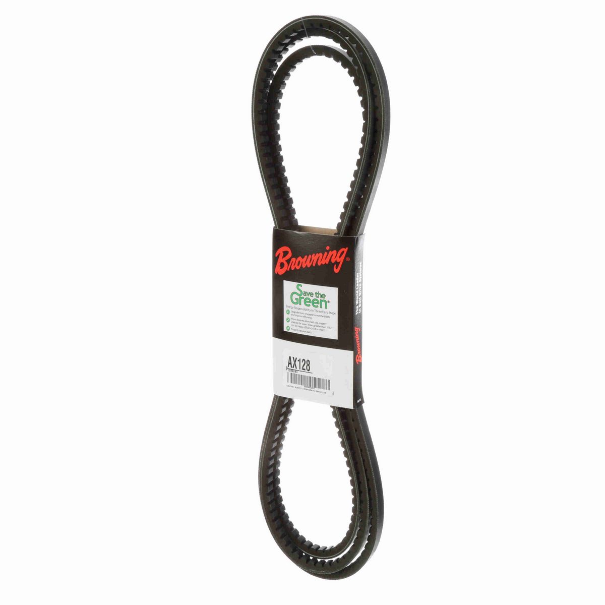 Browning EPDM Notched Belt 98% Efficient - AX128