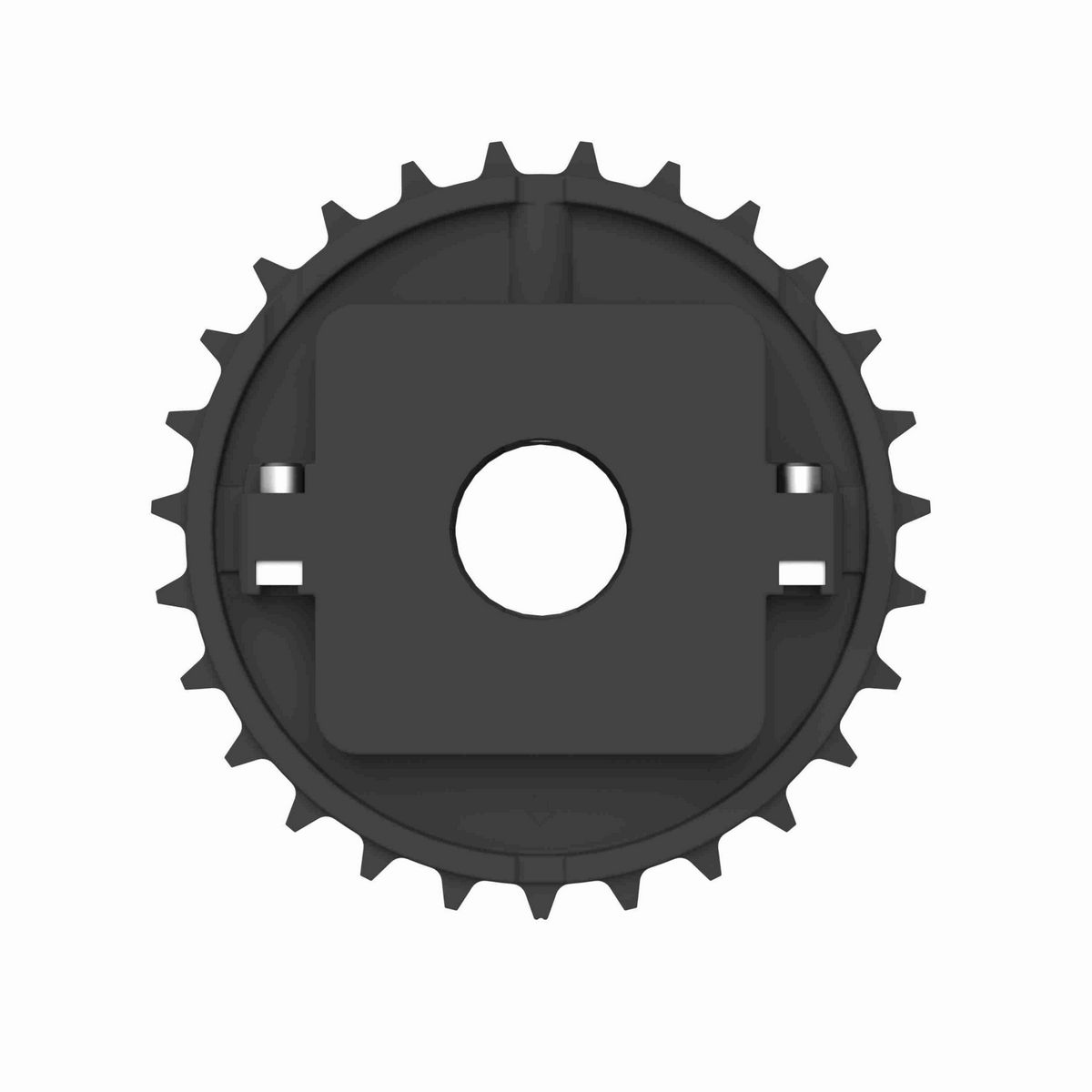 Rexnord 8500 Series Split Molded Nylon Sprocket with 27 Teeth and 1-1/4in Round Idler Bore - 614-196-7