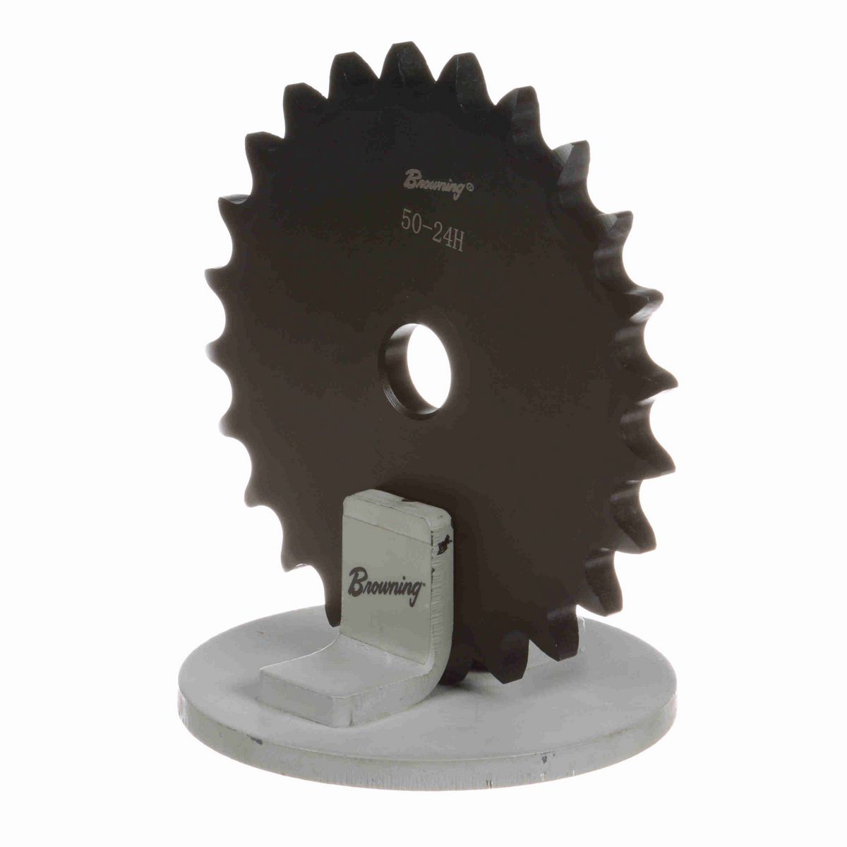 Browning Steel Minimum Plain Bore Roller Chain Sprocket - 50A24