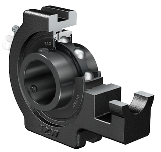 Корпусной узел с закрепляемым подшипником FAG UCT201