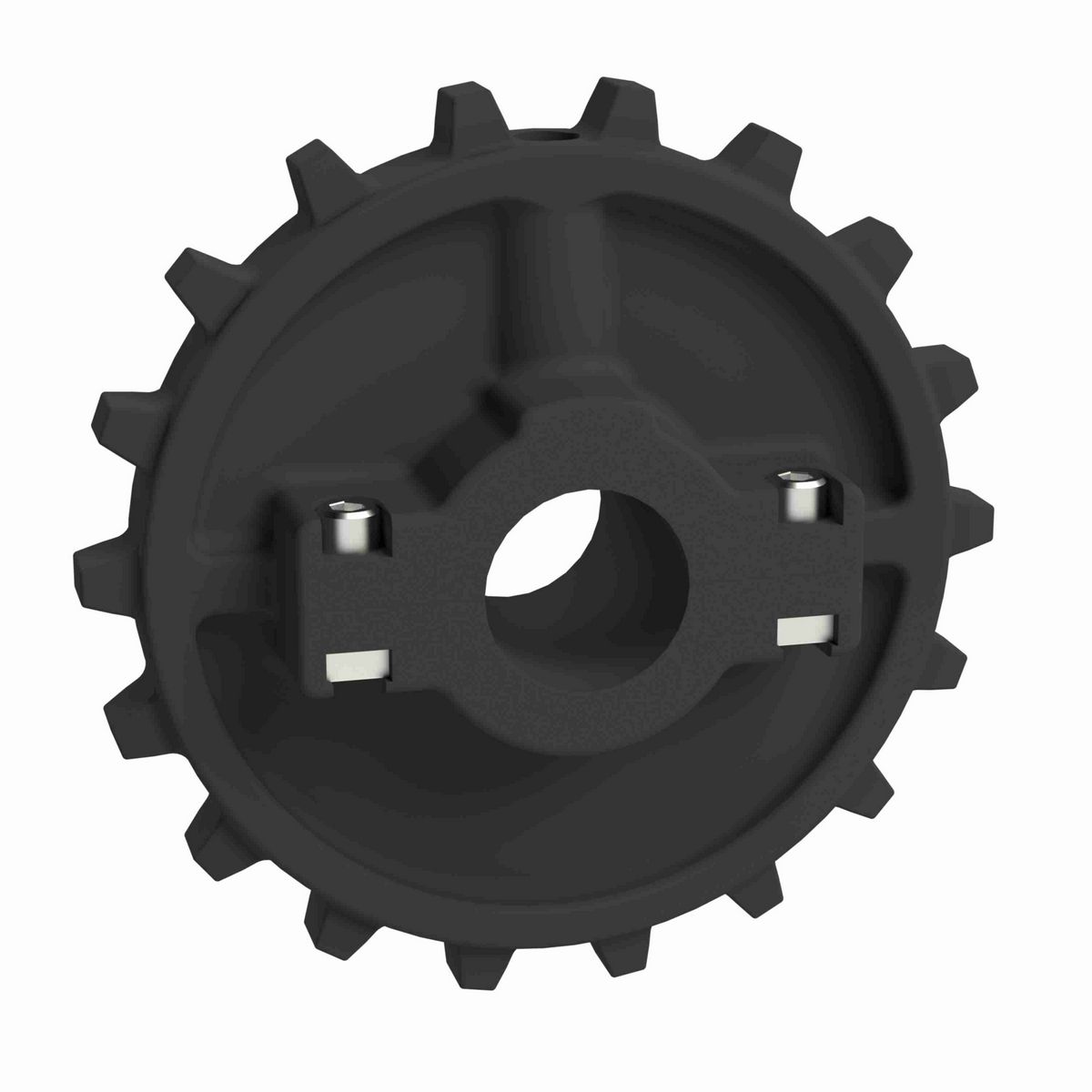 Rexnord 7700 Series Split Molded Nylon Sprocket with 18 Teeth and 1-1/4in Round Idler Bore - 614-60-12