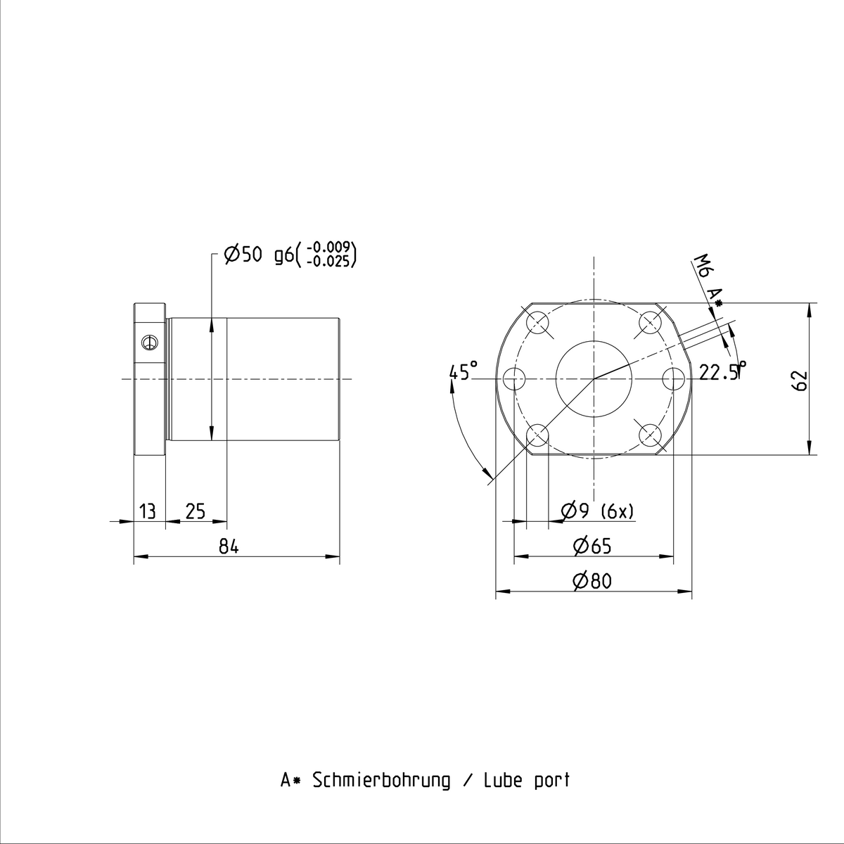 Одинарная гайка с фланцем Bosch Rexroth FEM-E-B 32X20RX3,969-3 [R150237063]