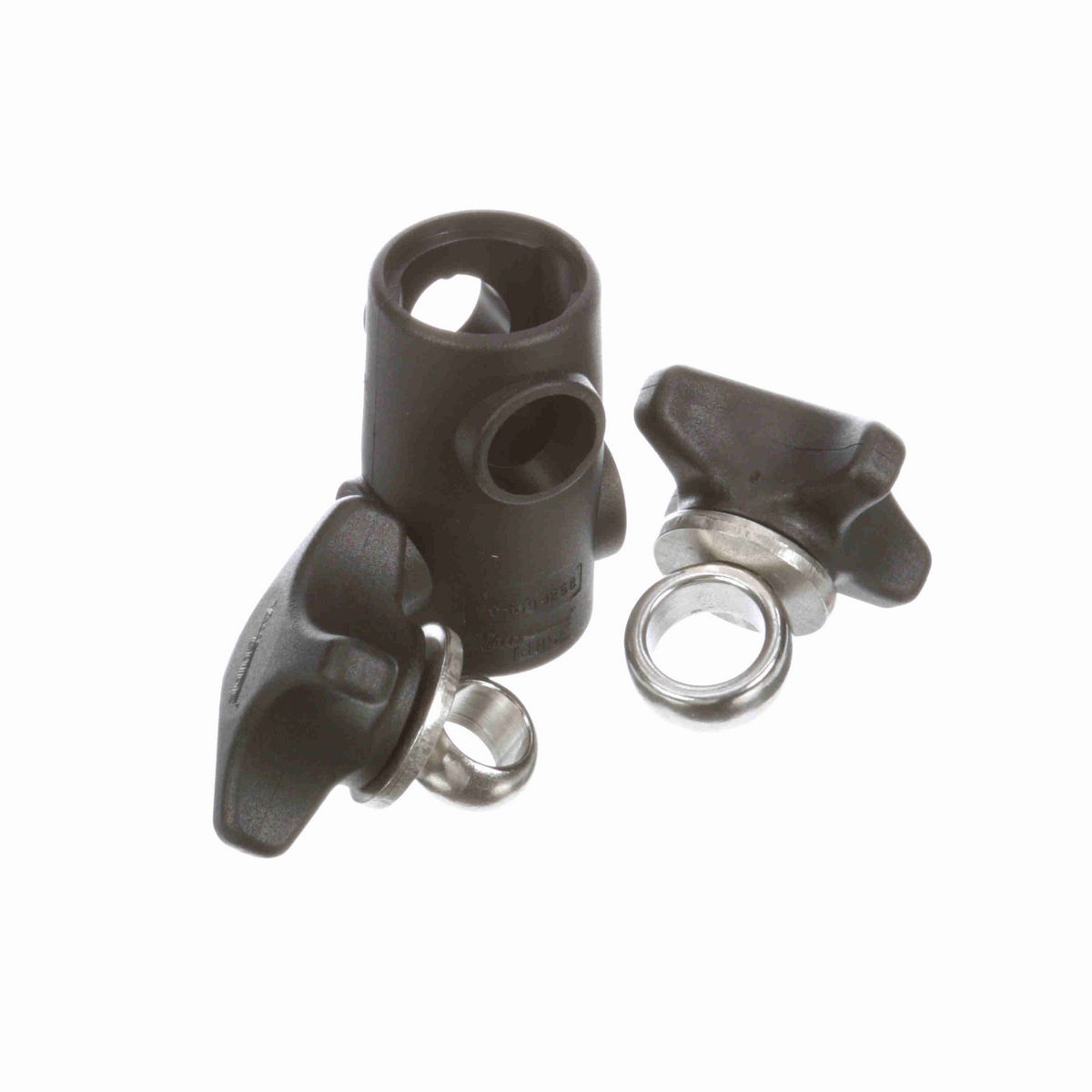 System Plast Cross Block for 1/2-in round x 5/8-in round w/ 2 Knobs - VG-621-12-58