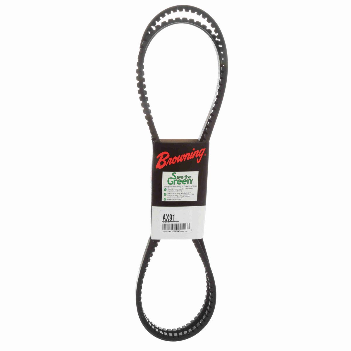 Browning EPDM Notched Belt 98% Efficient - AX91