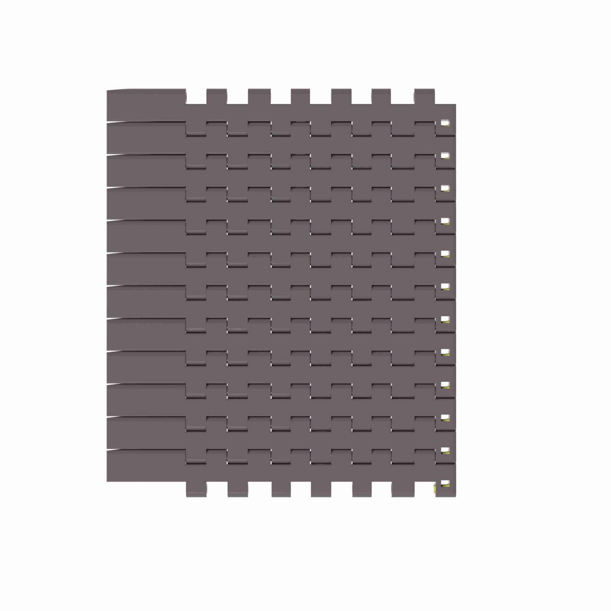 Rexnord 1505DTS Straight Running DTS®, Material: Brown High Performance, Width: 4.5in, Pitch: 15mm - 81413971