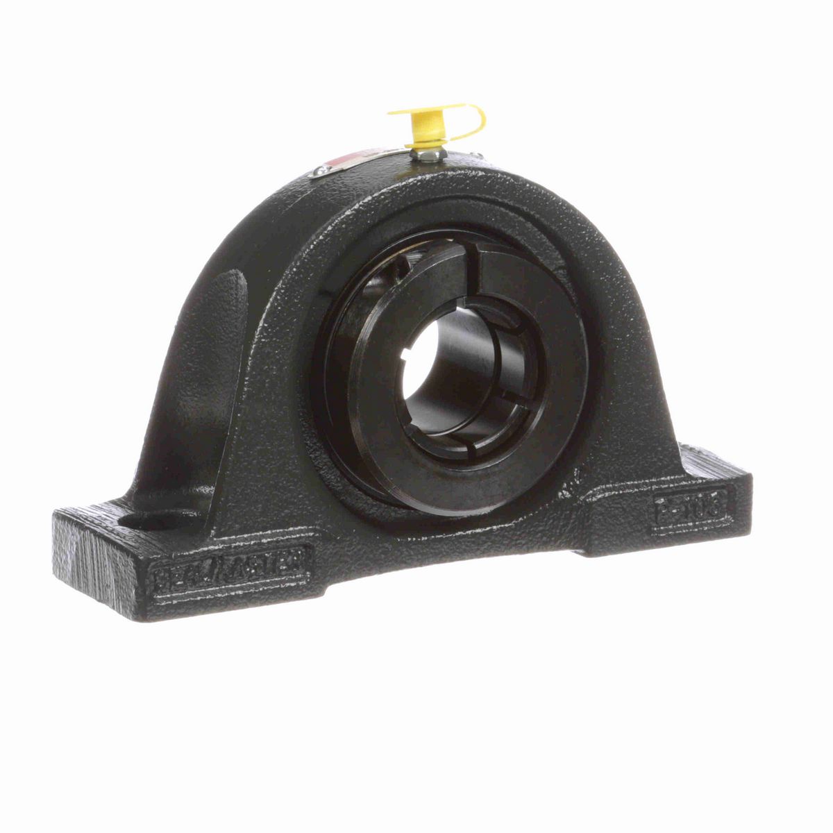 Sealmaster Mounted Cast Iron Two Bolt Pillow Block Ball Bearing - 52100 Bearing Steel, Black Oxided - Concentric Lock - NP-20T