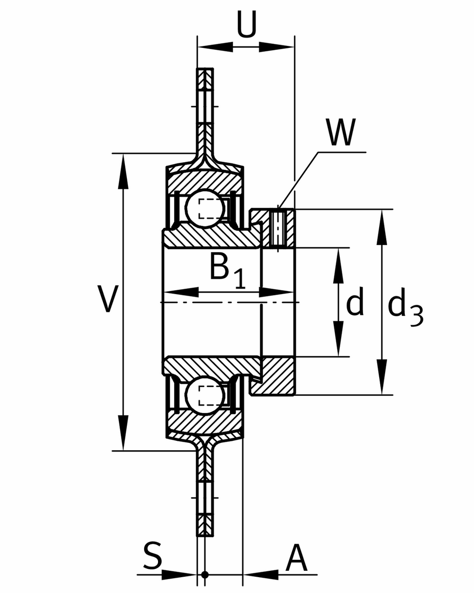Фланцевый корпус INA RALT20-XL-FA125.8 (RALT20-FA125.8)