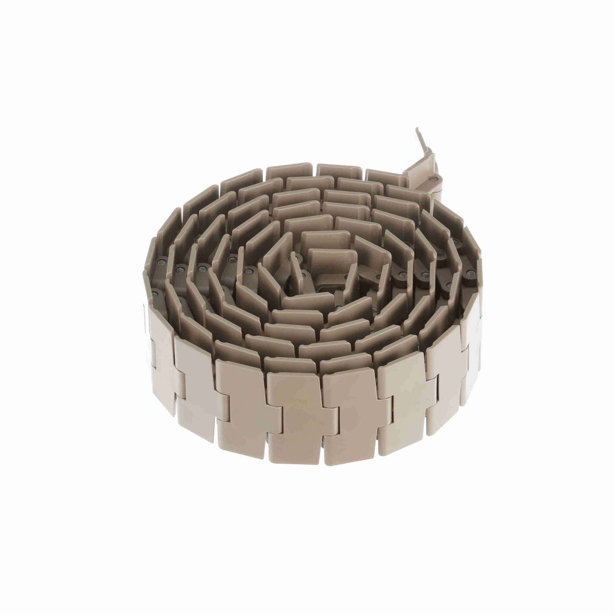 System Plast 880M Side-flexing Solid Top, Material: Tan Low Friction, Width: 3.3in, Pitch: 1.5in - LF880M-K330