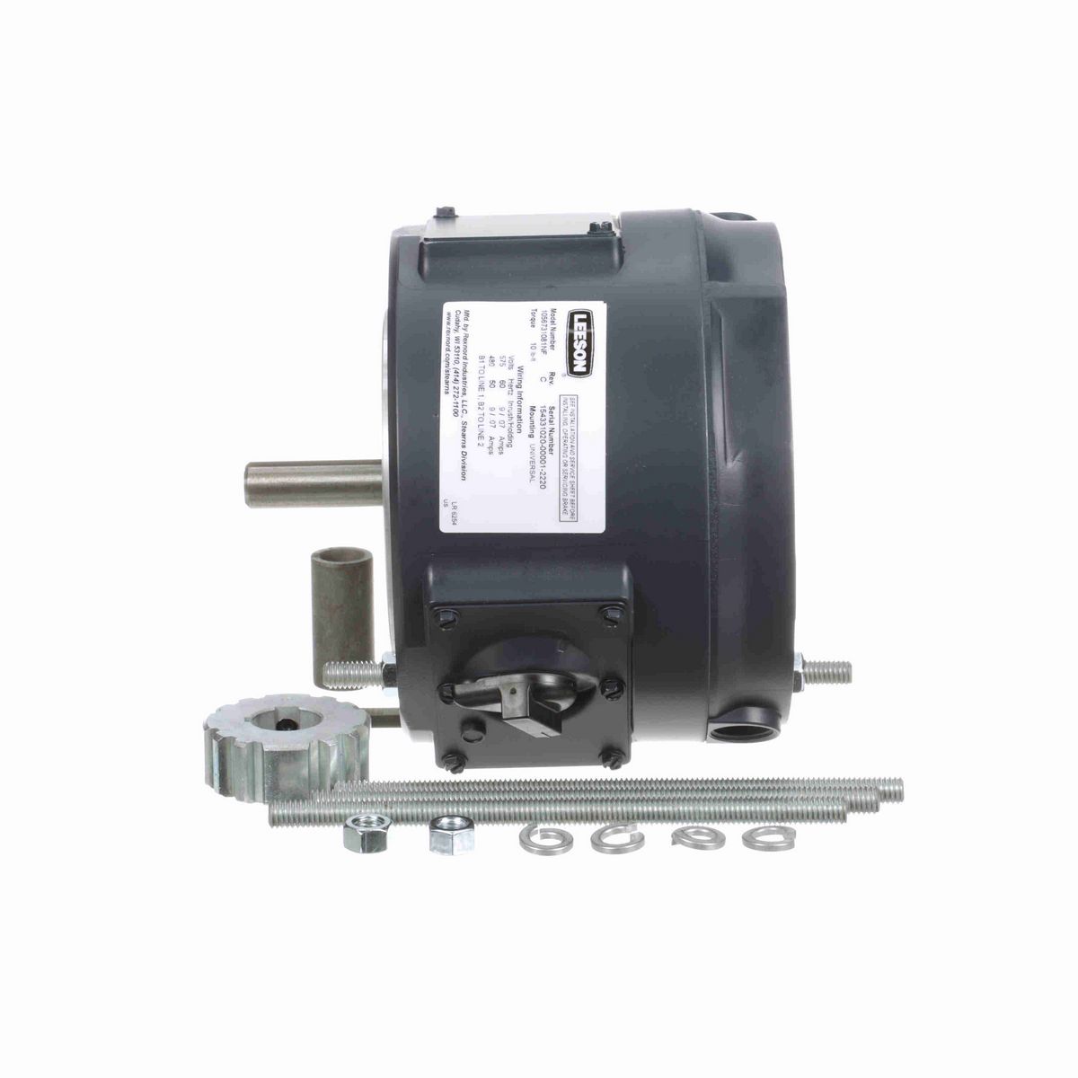 LEESON 10 LB-FT COUPLER BRAKE.56C/143-5TC.NEMA2/IP23.575V.1PH.ALUMINUM STEARNS 1056731081NF - 175577.00