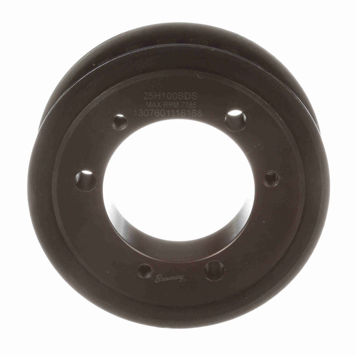 Browning Steel Bushed Bore Gearbelt Pulley - 25H100SDS