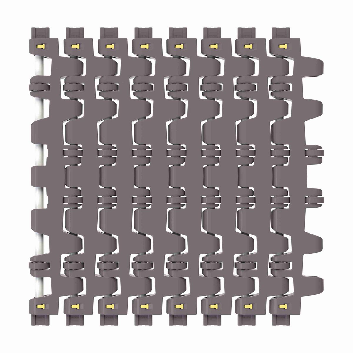 Rexnord 7963ST Side-flexing Low Backline Pressure, Material: Brown High Performance, Width: 12in, Pitch: 1.5in - 10324716