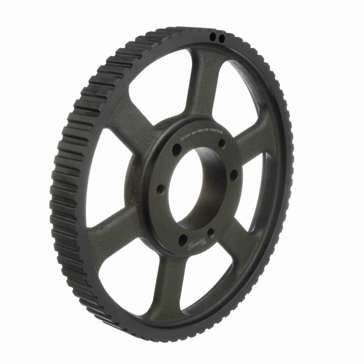 Browning Steel Bushed Bore Gearbelt Pulley - 72H100SF