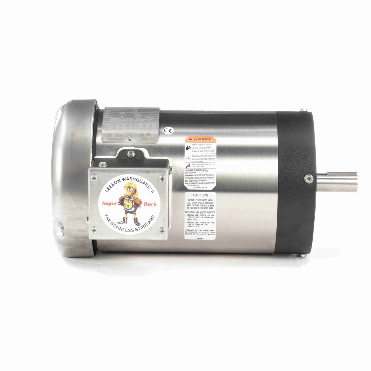 LEESON Washguard® ll General Purpose Motor, 2 & 1.50 HP, 3 Ph, 60 & 50 Hz, 230/460 & 190/380 V, 1800 & 1500 RPM, 145TC Frame, TEFC - 122200.00