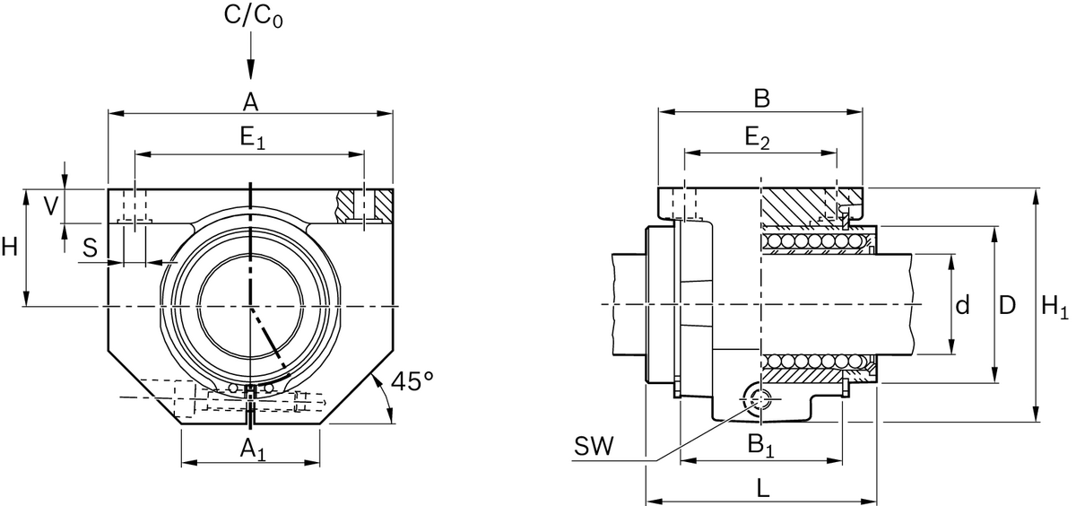 Линейный комплект Bosch Rexroth LSG-A-20-DD [R106562040]