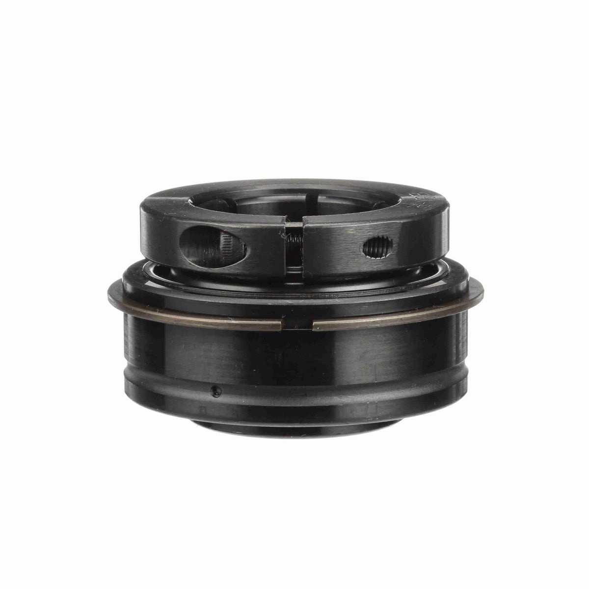 Sealmaster Mounted Insert Only Ball Bearing - 52100 Bearing Steel, Black Oxided - Concentric Lock - ER-206TMC