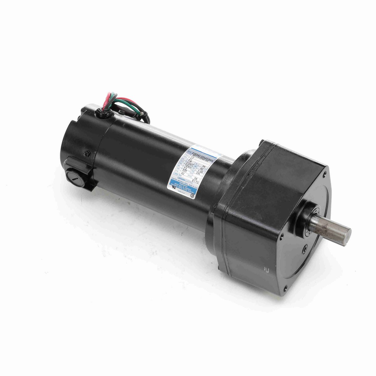 LEESON Parallel Shaft Gearmotor, 0.25 HP, 12 V, 42 RPM, 34 Frame, TENV - M1135244.00