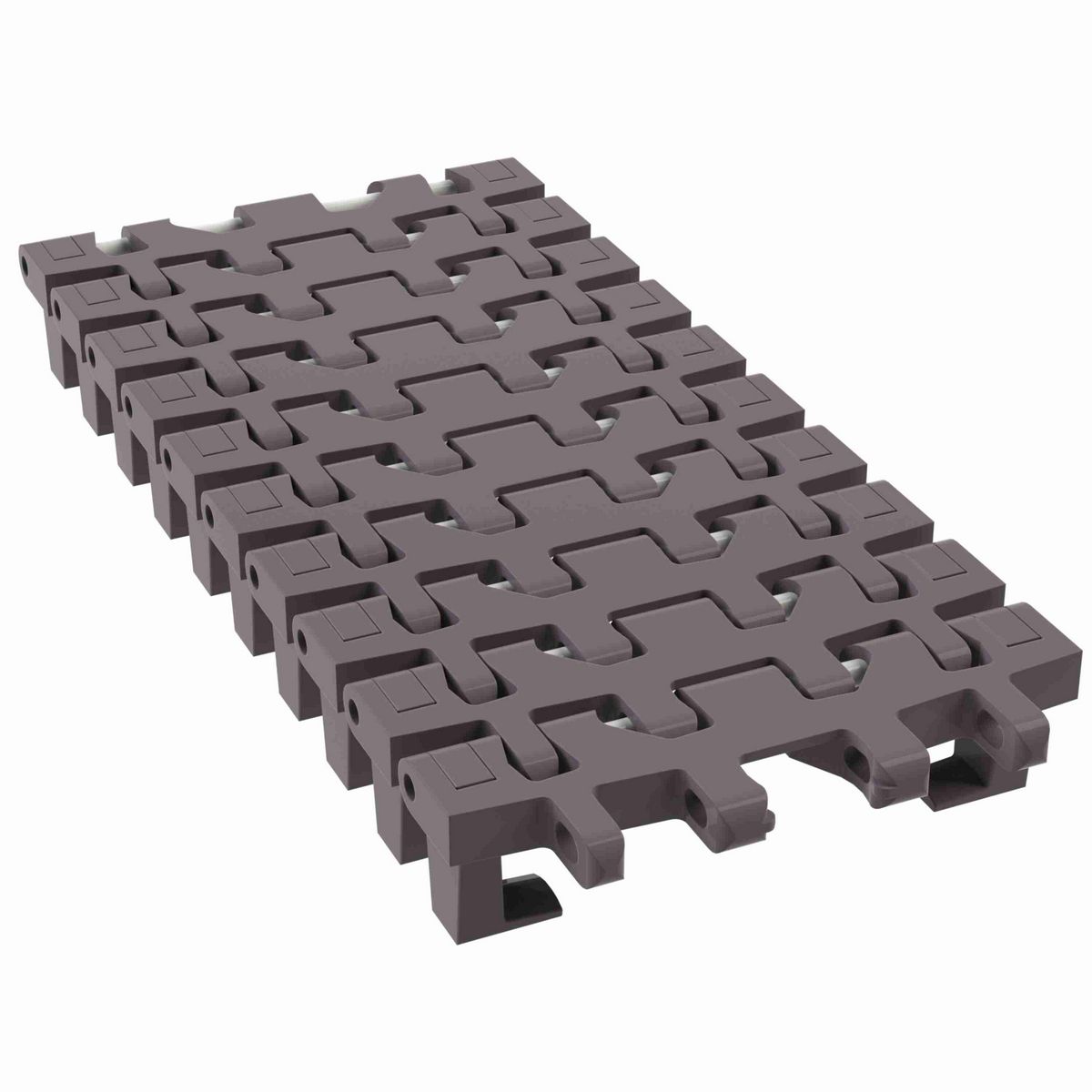 Rexnord 7956TAB Side-flexing Flush Grid, Material: Brown High Performance, Width: 6in, Pitch: 1.25in - 81449931