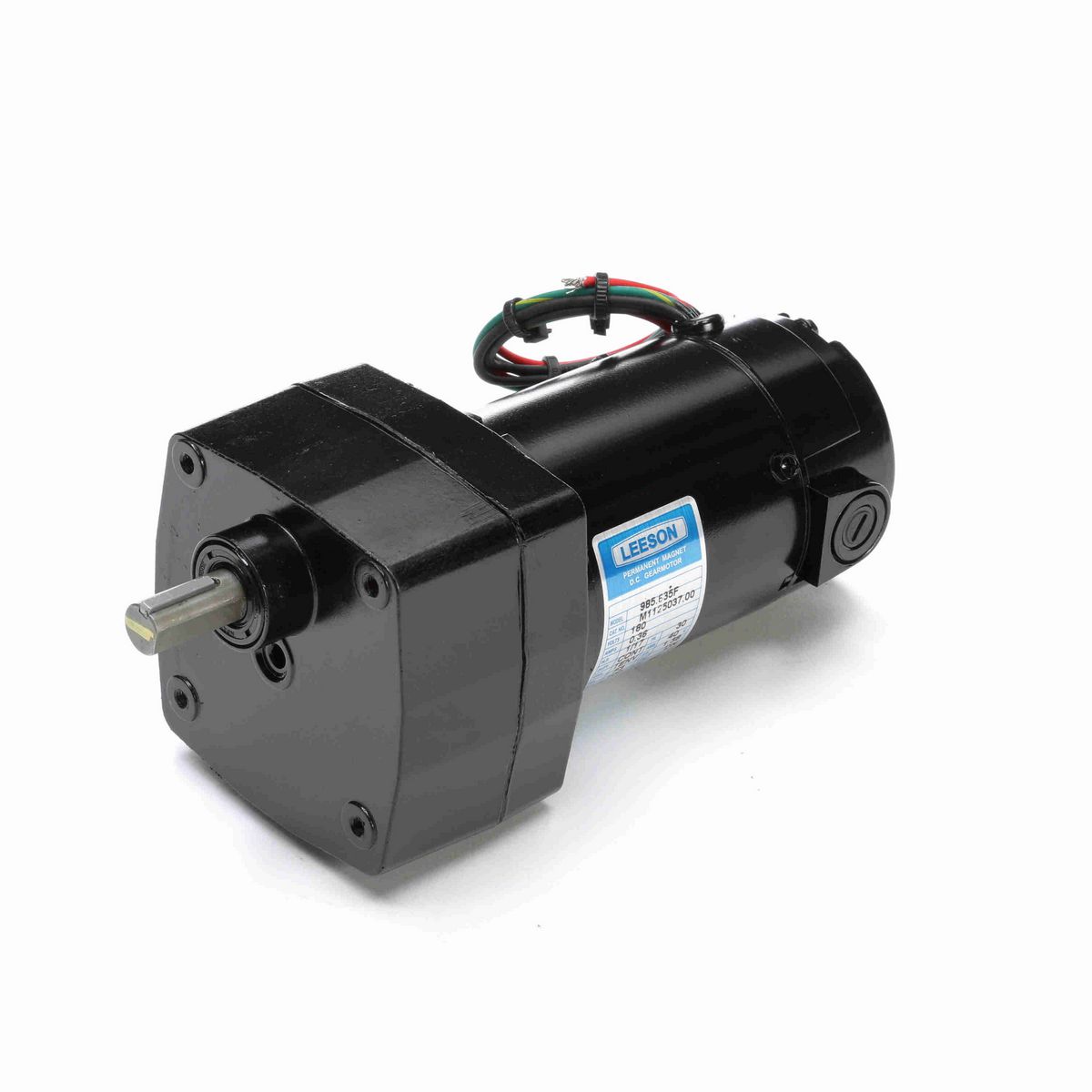 LEESON Parallel Shaft Gearmotor, 0.06 HP, 180 V, 30 RPM, 30 Frame, TENV - M1125037.00