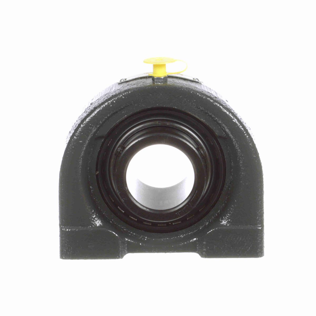Sealmaster Mounted Cast Iron Tapped Base Pillow Block Ball Bearing - 52100 Bearing Steel, Black Oxided - Setscrew Lock - TB-24C