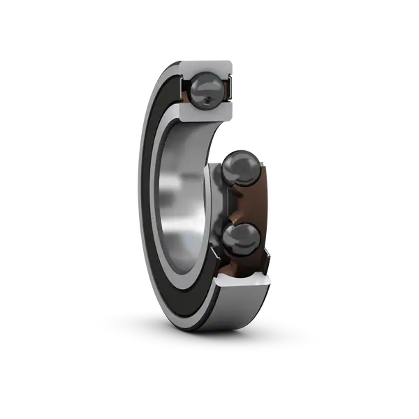 Гибридный керамический радиальный шарикоподшипник с уплотнениями с обеих сторон SKF 6007-2RS1TN9/HC5C3WT